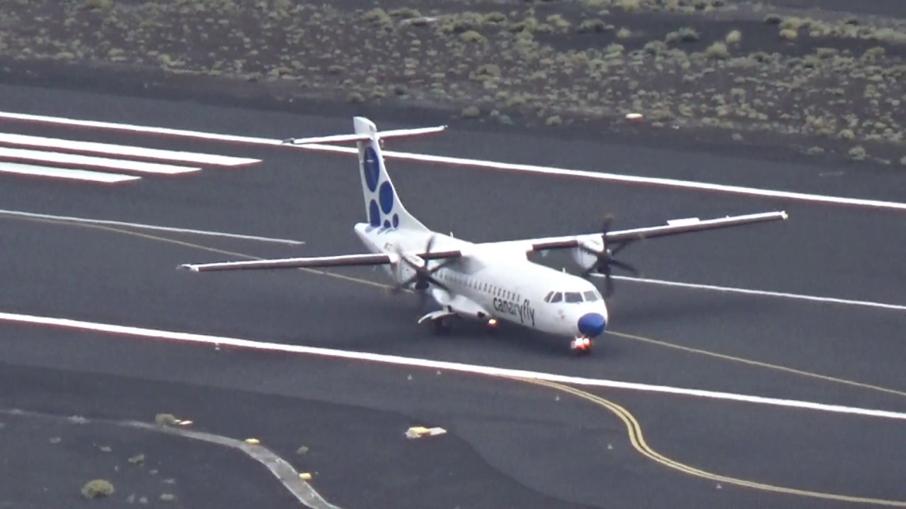 ATERRIZAJE Y DESPEGUE EN LA PALMA (SPC),  CANARYFLY