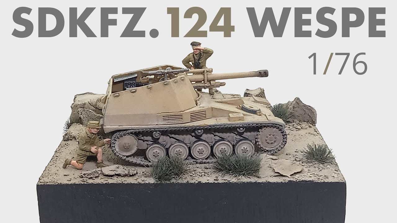Matchbox 1/76 Sd.Kfz 124 Wespe Full Build