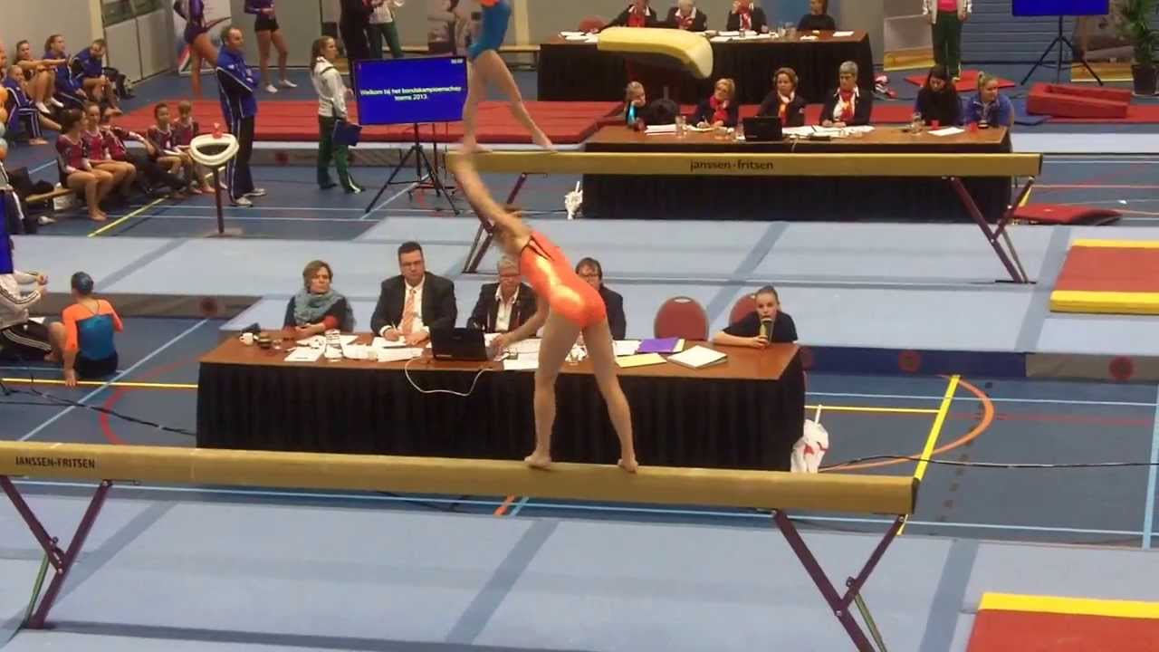 Turnen, Chelsea Verhage, Flik Flak Den Bosch, NK Teams 2013