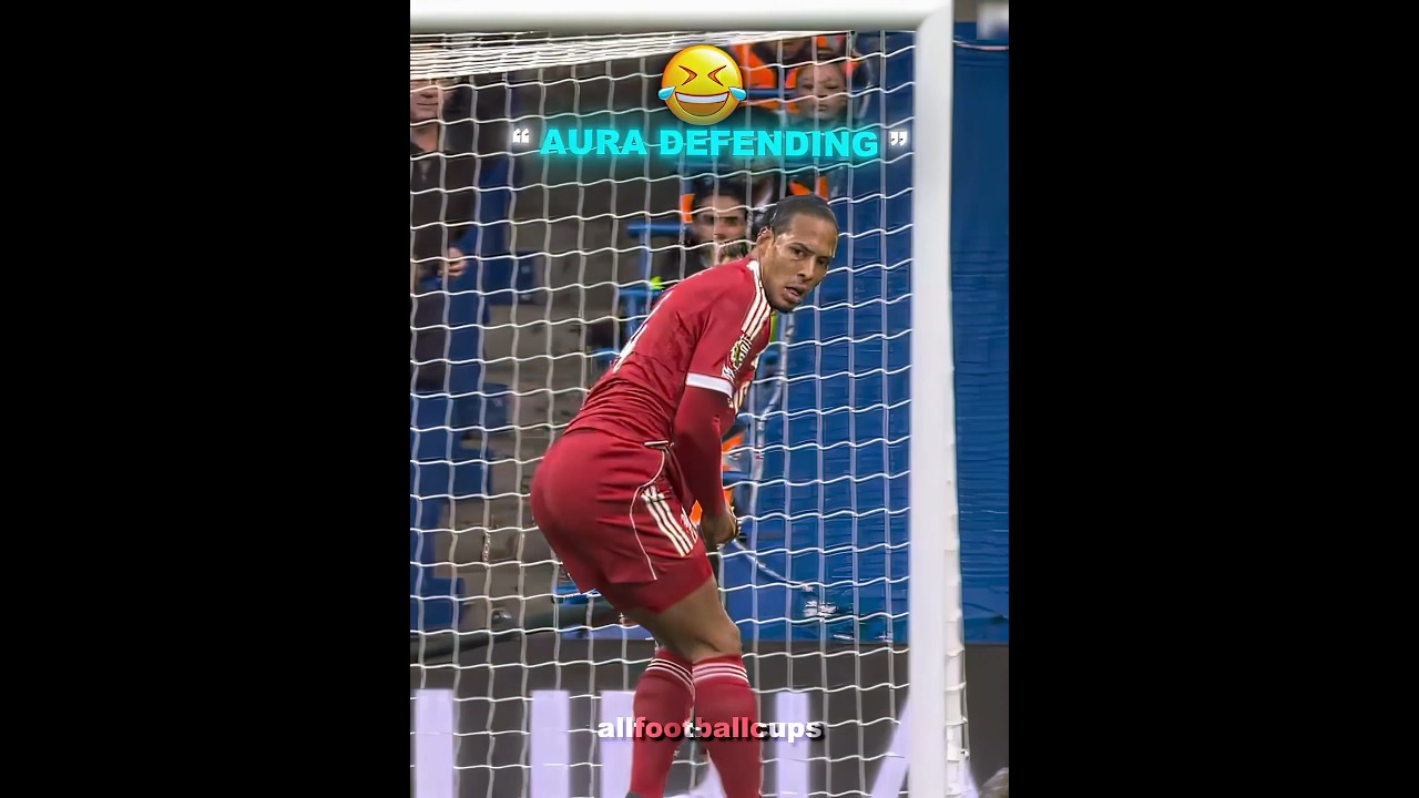 Van Dijk Aura Defending🤣