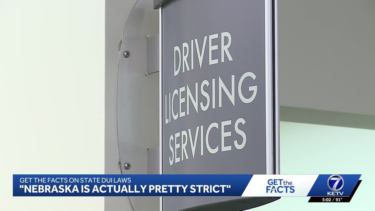 Get the Facts: Nebraska laws on driving under the influence