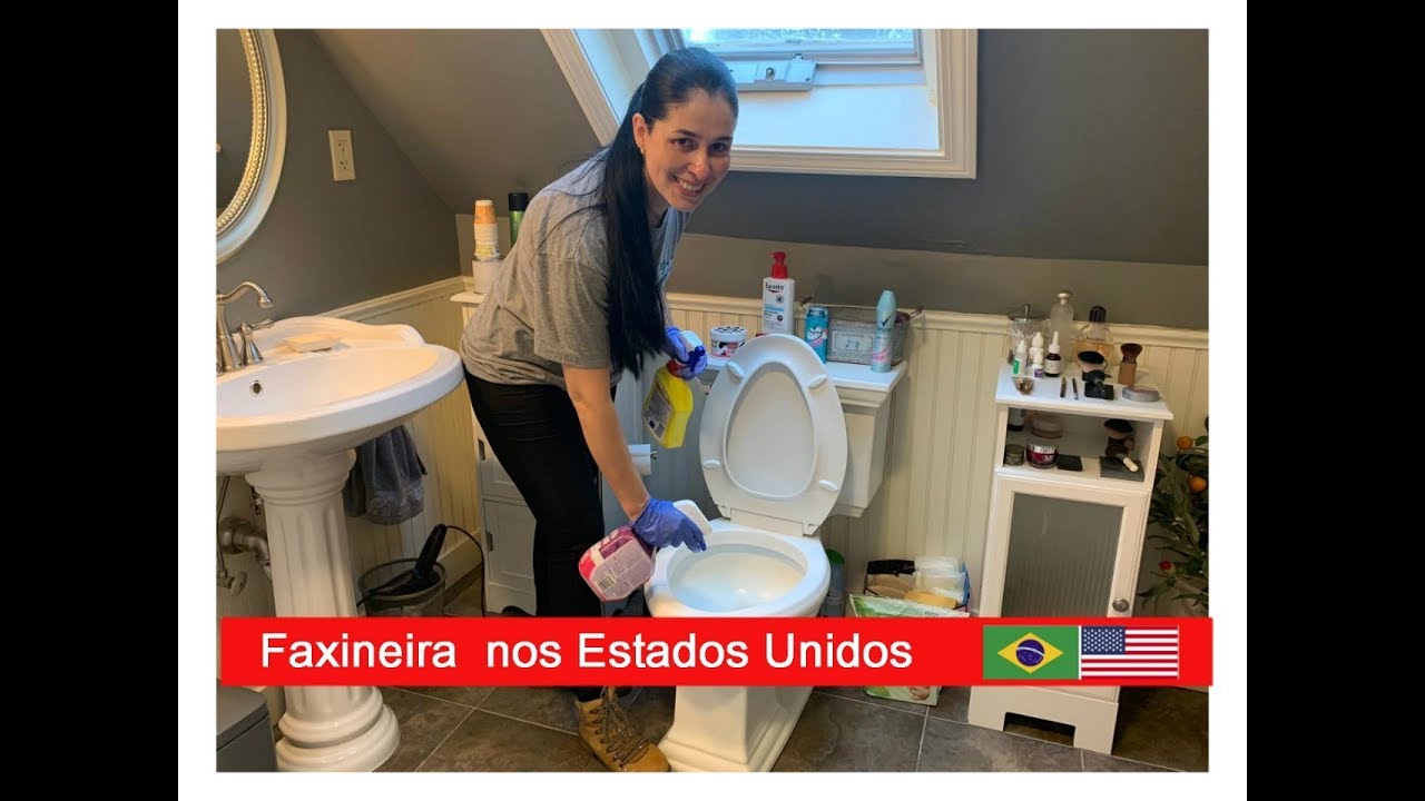 COMO ELA GANHA $100 DOLARES EM 2 HORAS NOS ESTADOS UNIDOS FAXINANDO CASAS!