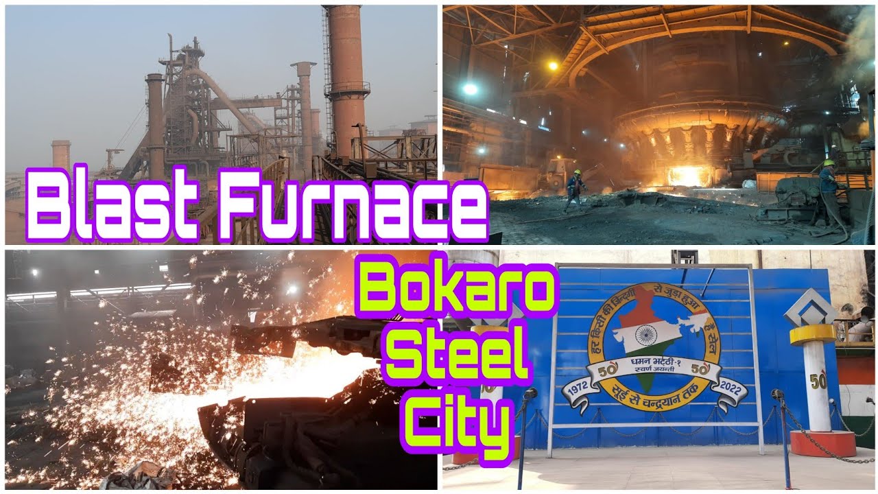 Blast Furnace/धमन भट्ठी/Bokaro Steel Plant Of India/Bokaro Steel Plant Of Jharkhand
