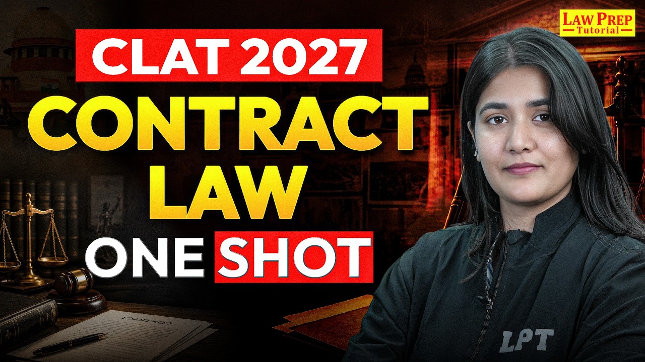 CLAT 2027 Contract Law One Shot | Complete Legal Reasoning Revision | CLAT 2027 Preparation