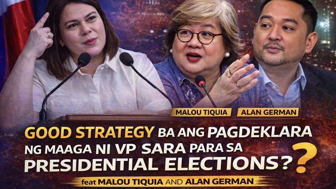 GOOD STRATEGY BA ANG PAGDEKLARA NG MAAGA NI VP SARA PARA SA PRESIDENTIAL ELECTIONS?
