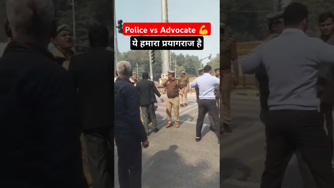 Police vs Advocate Fight 💪 /#advocate #police #lawyer #ytshorts