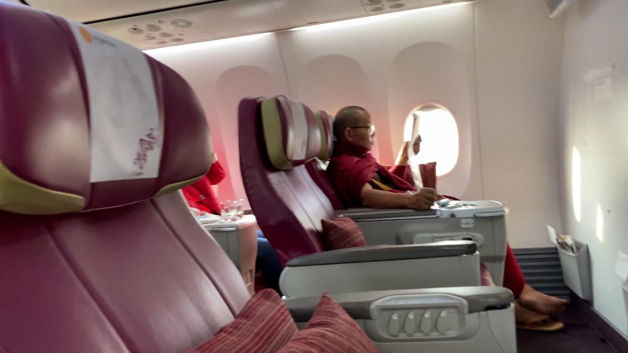 Myanmar National Airlines UB-133 RGN-MDL Business Class Review