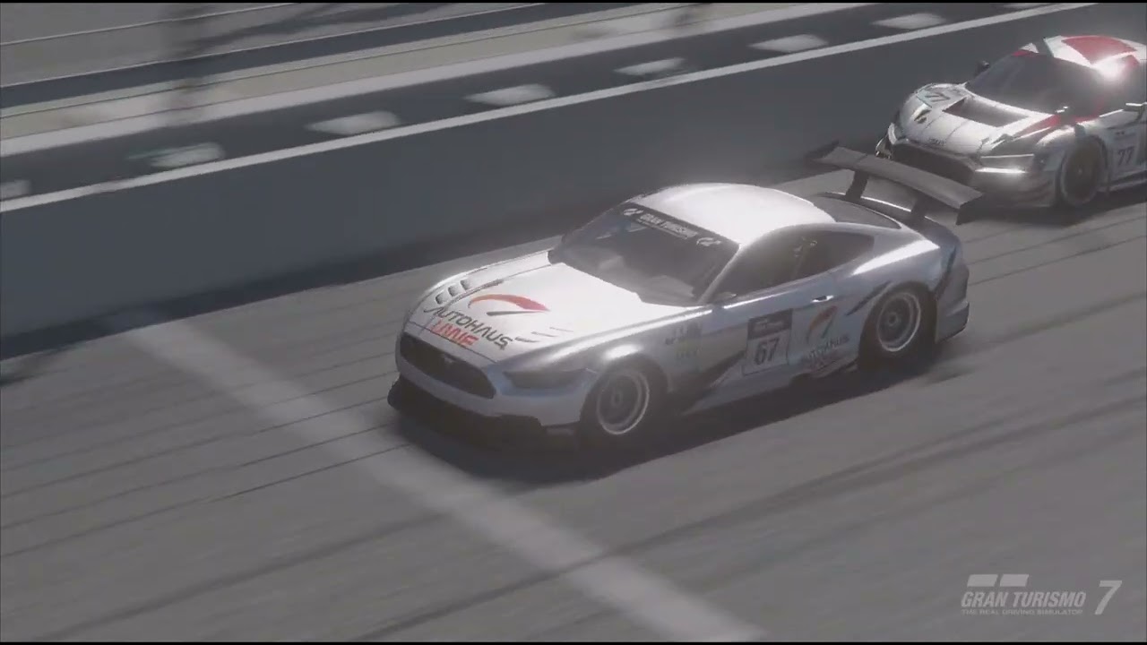 Gran Turismo 7 2015 Ford Mustang Racer At Daytona Crazy Finish, So Close!