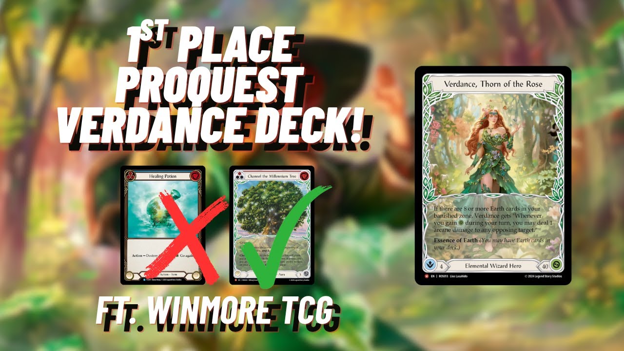 1st Place ProQuest Verdance Deck Ft. Winmore TCG