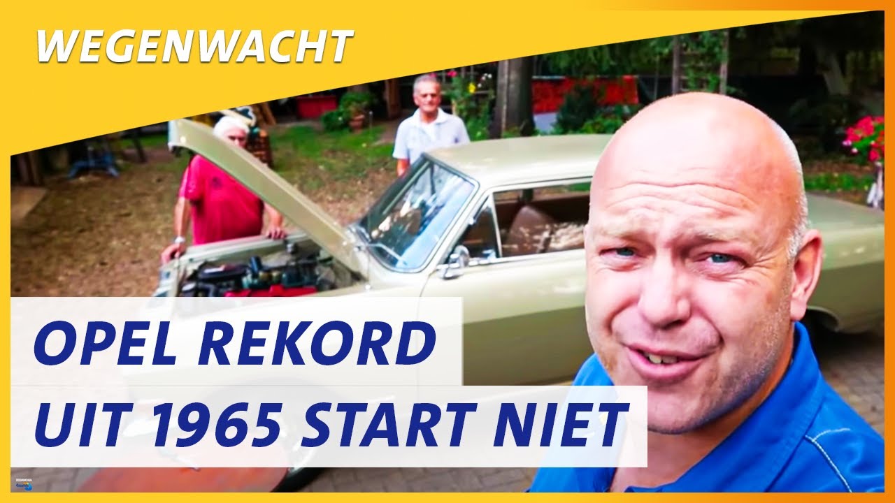 Robert treft een Opel Rekord uit 1965 die niet meer wil starten | Wegenwacht vlog