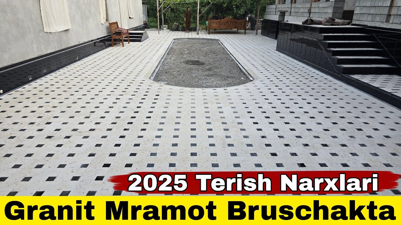 Uyga Granit Mramor Bruschatka Terish Narxlari |  2025 Гранит Брусчатка Териш Нархлари