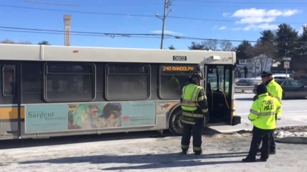 T bus crash sends passengers flying