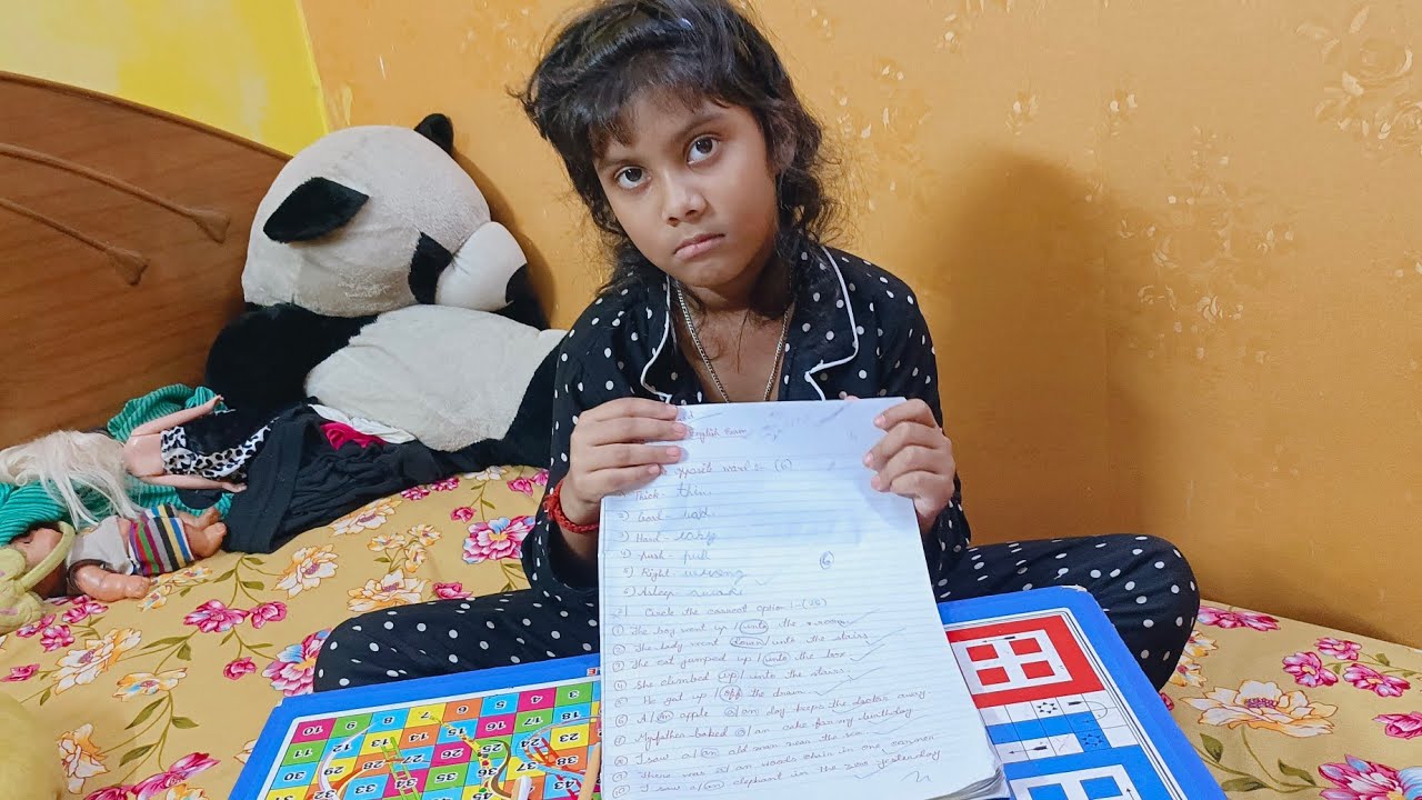তোমাদের সামনে ডোনা ইংলিশ পরীক্ষা দিয়ে কতো নম্বর পেল দেখো। Dona r English Exam Result