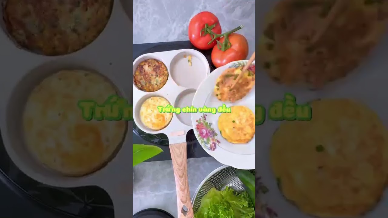 Bạn đồng hành chảo 4 ngăn- Bữa sáng nhanh gọn chỉ với 5 phút !!!  