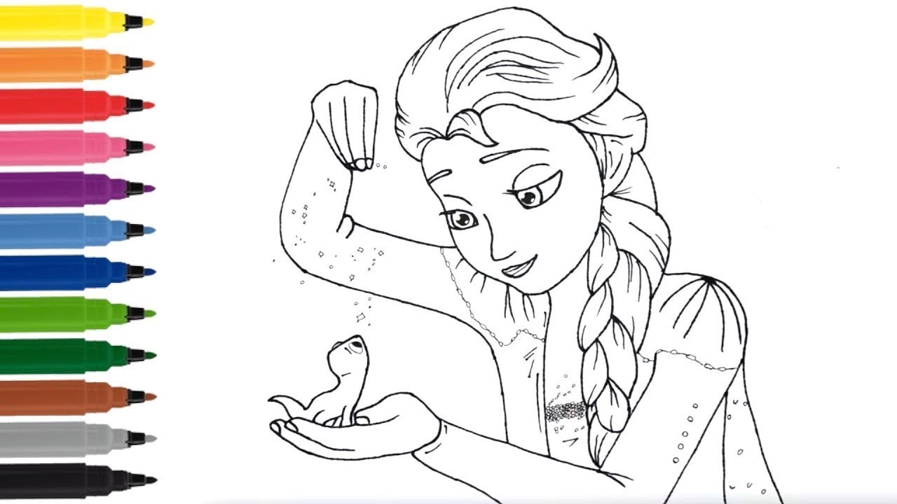 Frozen 4 Elsa Coloring Pages