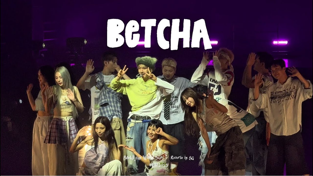【4K】251101 BAEKHYUN 백현 《Betcha》 Baekhyun World Tour - Reverie in SG 