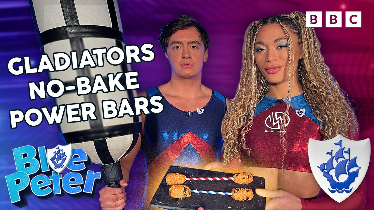 Gladiators NO-BAKE Power Bars | Here's One I Made Earlier | Blue Peter