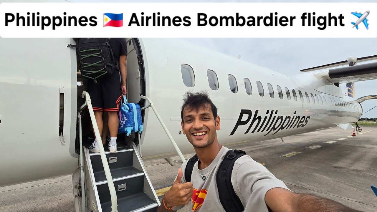 Philippines Airlines Bombardier Flight ✈️ Review