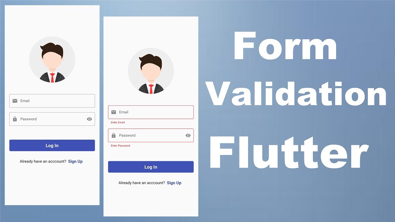 Flutter Form Validation - Validate Login Form In Flutter Tutorials