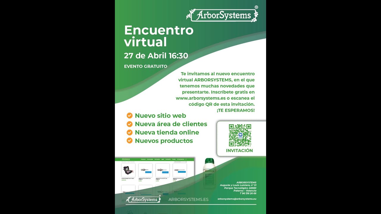Novedades ARBORSYSTEMS abril 2021