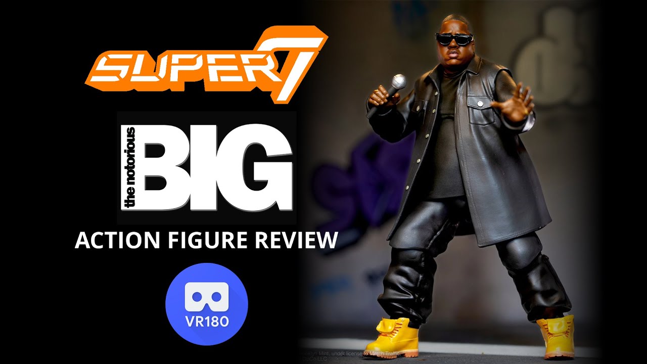 Super7 Notorious B.I.G. Action Figure Review in 3D VR180