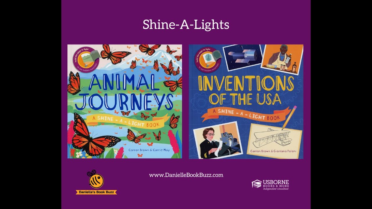 Shine-A-Light Animal Journeys & Inventions of the USA - Usborne Books & More