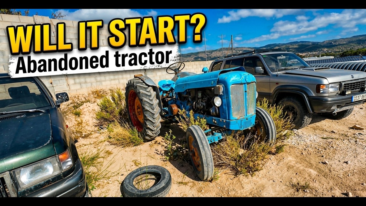 Will It Start? Abandoned 1960s Tractor Put To Work