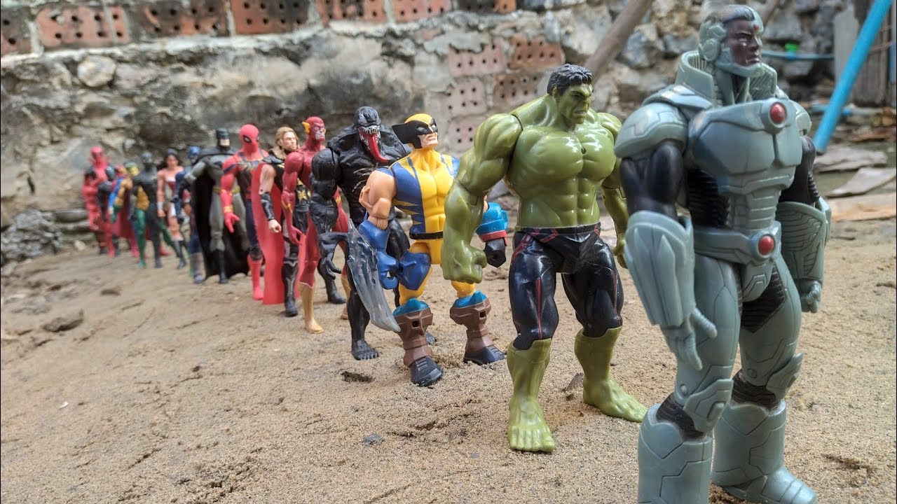 BEST SUPER HERO TOY STORY/SUPER HERO TOY REVIEW 2026/SPIDER MAN  HULK.WOLVERINE.VENOM.FLASH.THOR.
