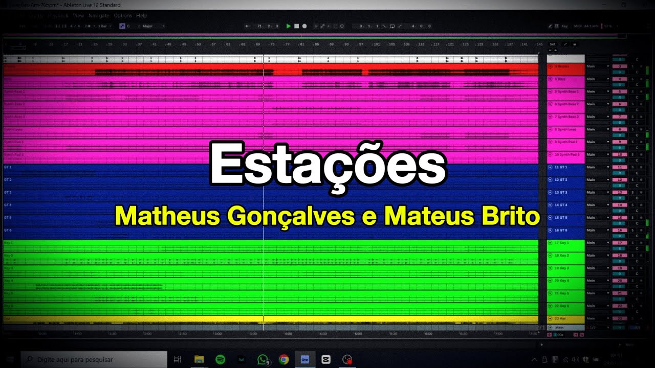 Estações - Matheus Gonçalves e Mateus Brito - Multitracks (VS)
