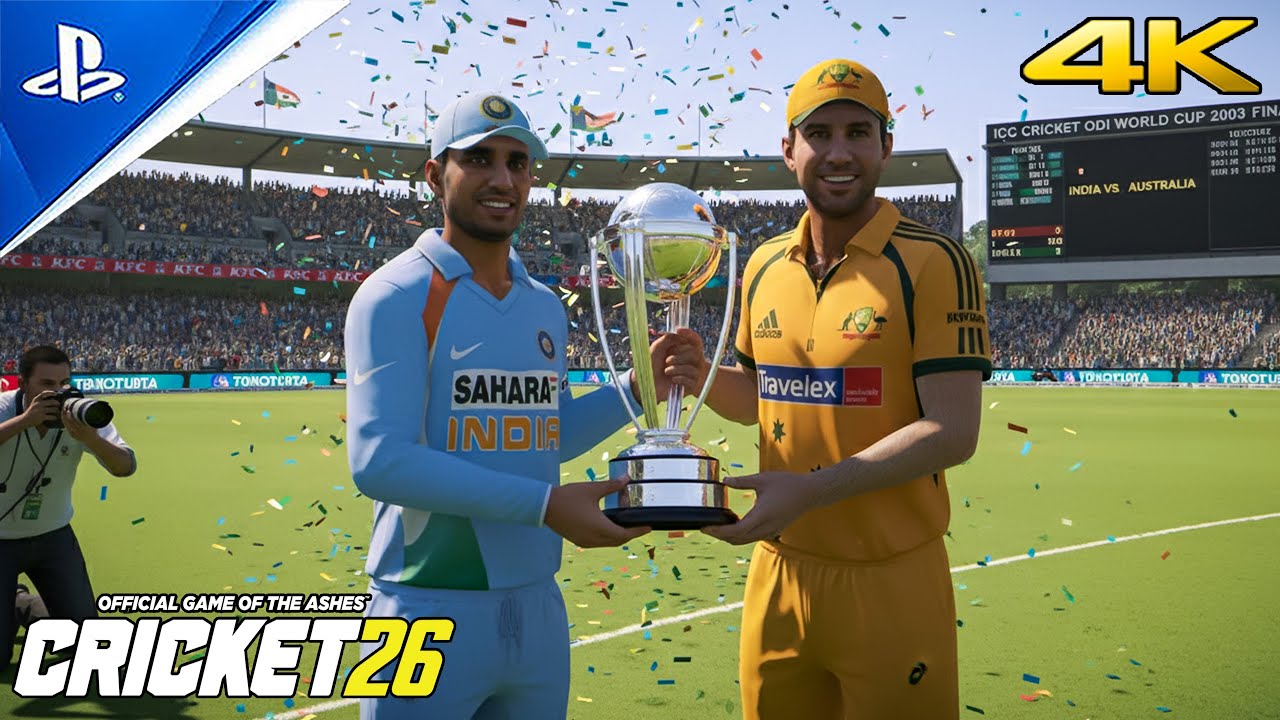 Can Ganguly & Sachin FINALLY Win the 2003 World Cup? 🏆😭 India vs Australia Final | Cricket 26