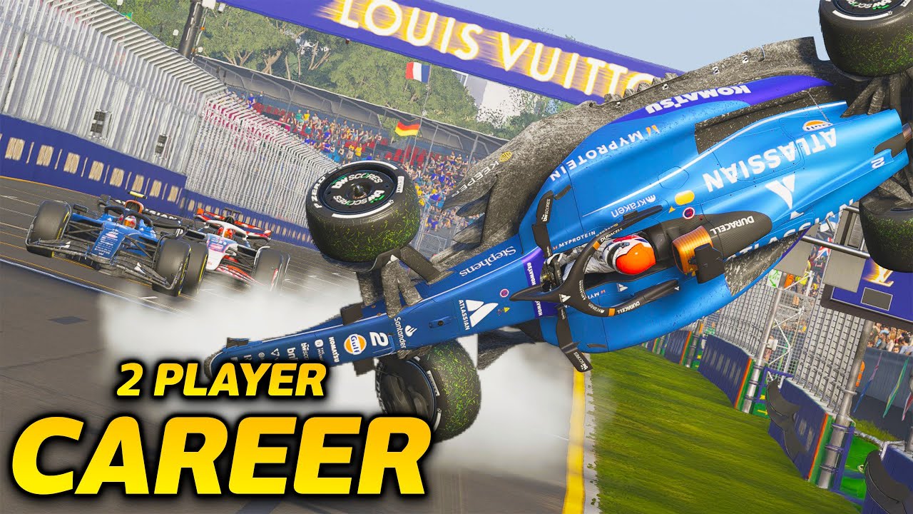 Wild Start To Our 2 Player Career Mode - F1 25 2 Player Career Mode