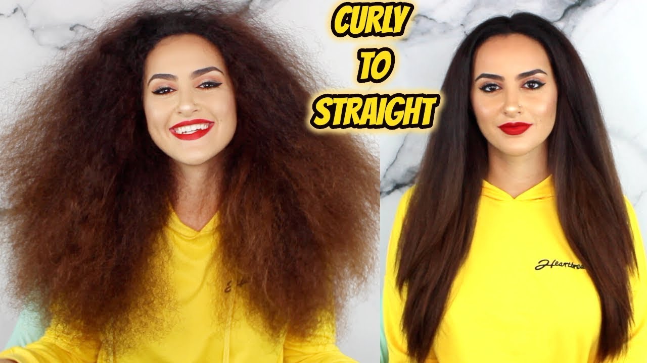 DevaCut made my hair uneven!? | Curly to Straight routine after Deva Cut