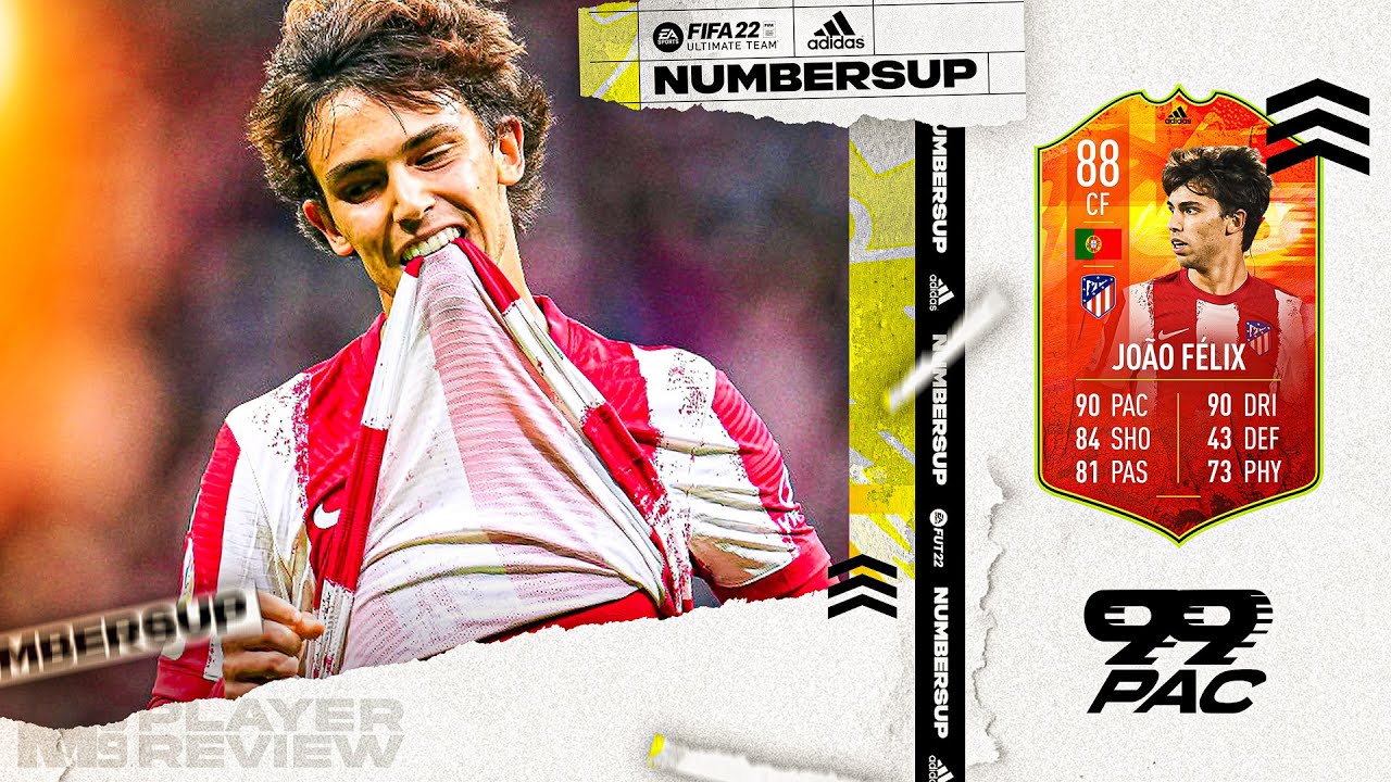 FIFA 22 NUMBERS UP JOAO FELIX REVIEW | 88 ADIDAS JOAO FELIX PLAYER REVIEW | FIFA 22 ULTIMATE TEAM