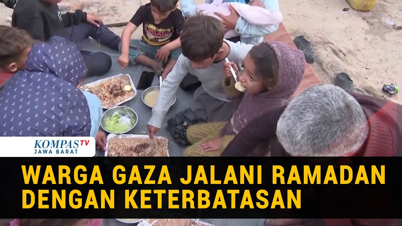 Suasana Ramadan Hari Pertama di Gaza, Warga Berbuka Puasa dengan Keterbatasan