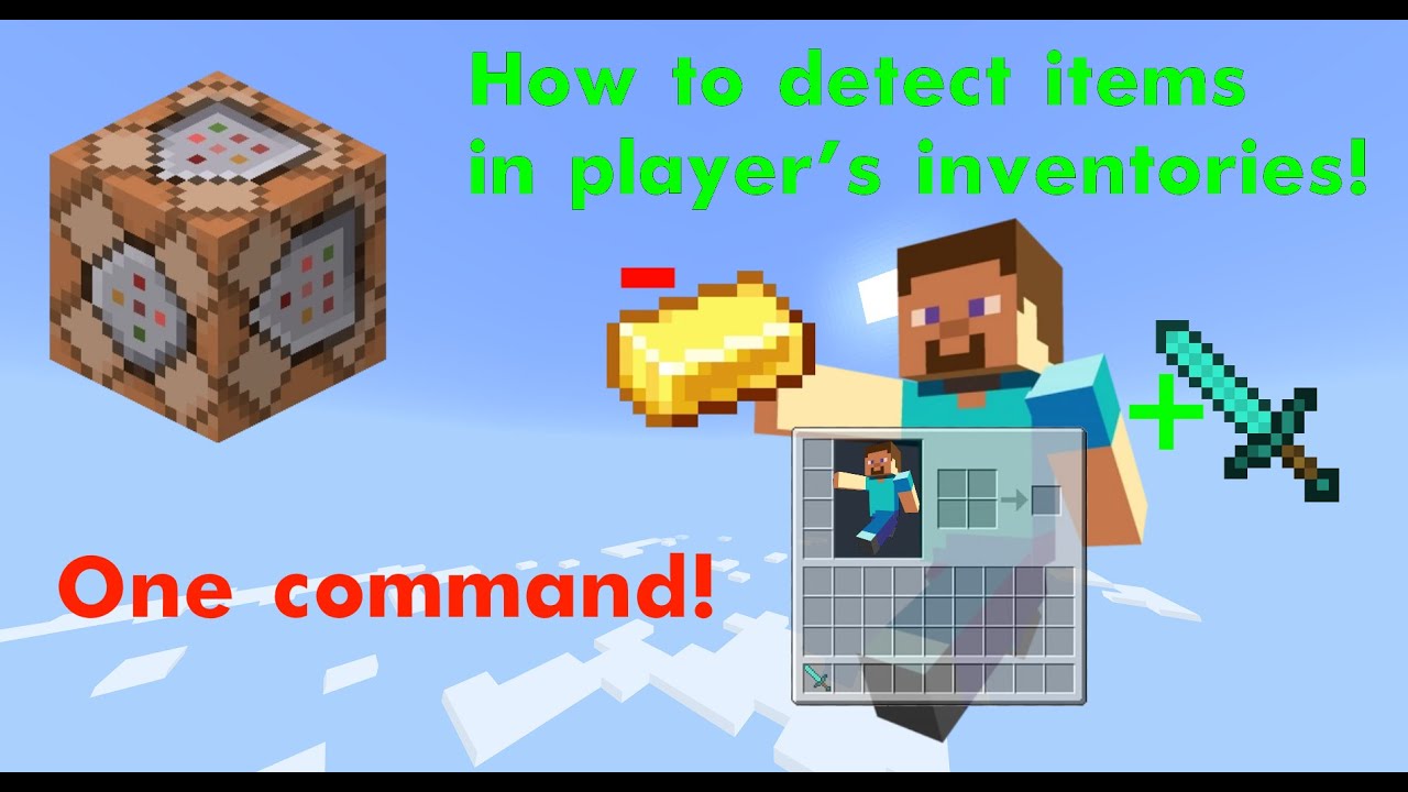How to detect a specific item in someone's inventory - Minecraft