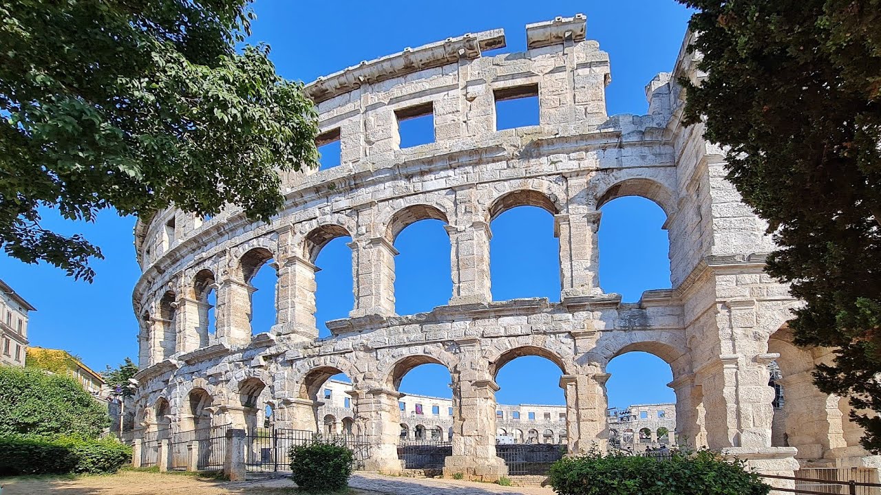 Pula - Gortanova uvala, Pula city, Aquarium Pula - Croatia 7/2024 UHD 4K