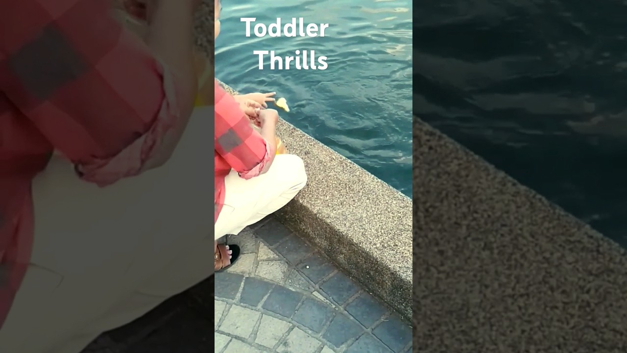 Heartwarming Family FISH Feeding Fun!🐠💖 (adorable reactions guaranteed!) #FamilyBonding #FishFeeding