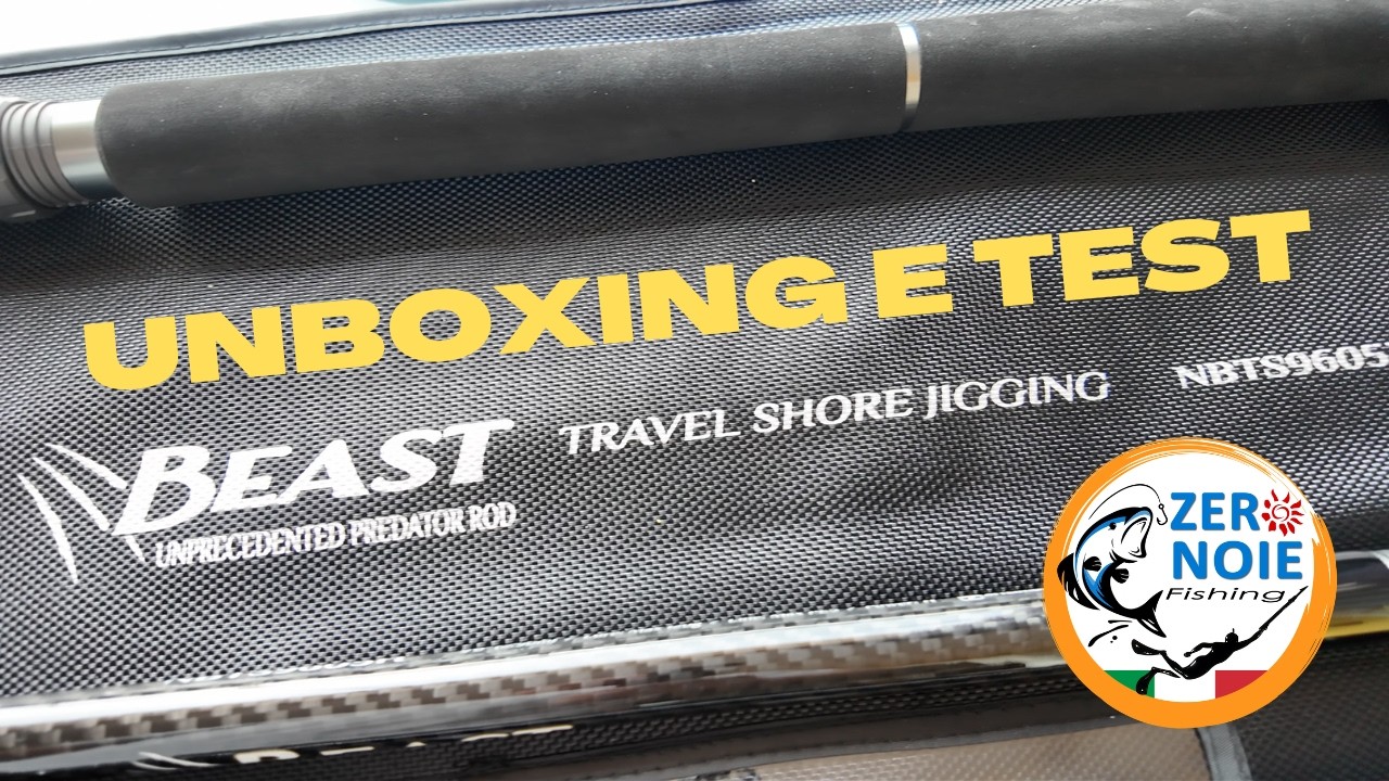 Unboxing e test canna da pesca Travel SHORE JIGGING by Aliexpress