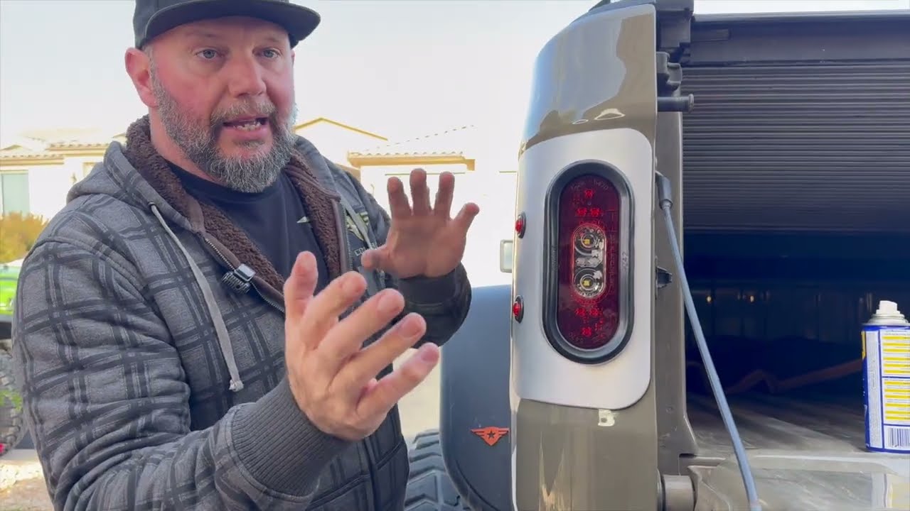 Combat Off-Road Tail Gunner Tail Lights –  Aluminum Raw Edition Install | Jeep JT
