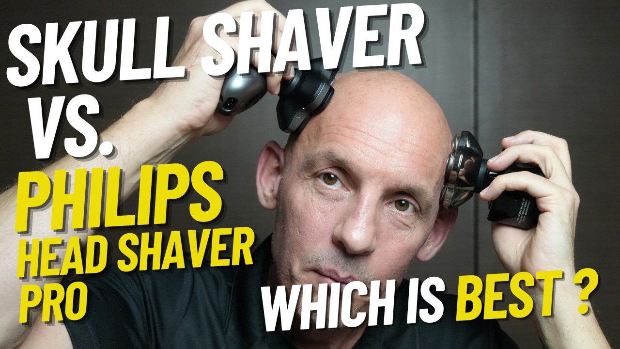 Skull Shaver Pitbull vs Philips Head Shaver Pro Head Shave - Features Comparison and Head Shave