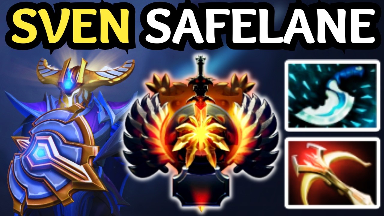 🔥 SVEN CARRY IS META — GOD’S STRENGTH BURST & CLEAVE TEAMFIGHT DOMINATION | DOTA 2 🔥