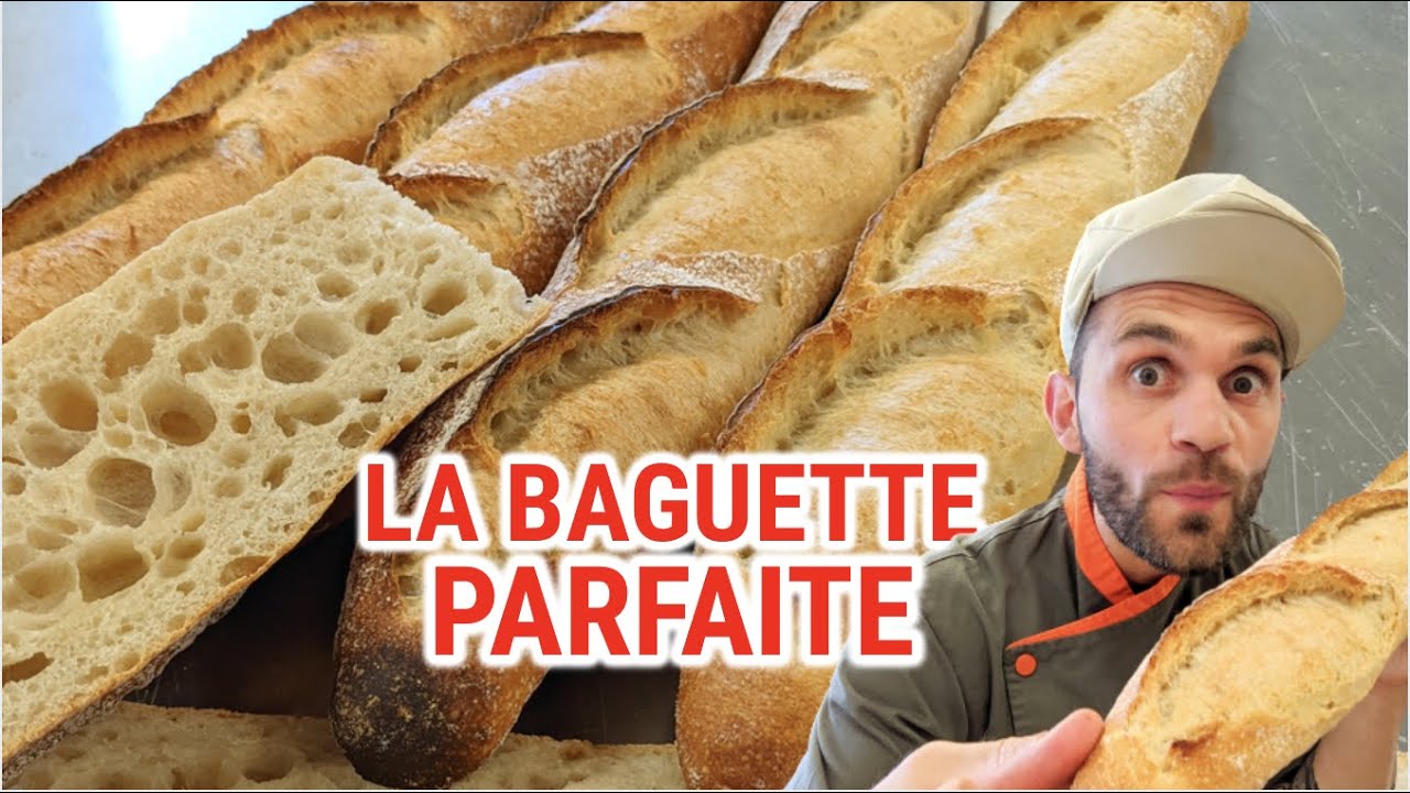 La baguette parfaite.  Ma recette de PRO pour réussir une belle baguette.