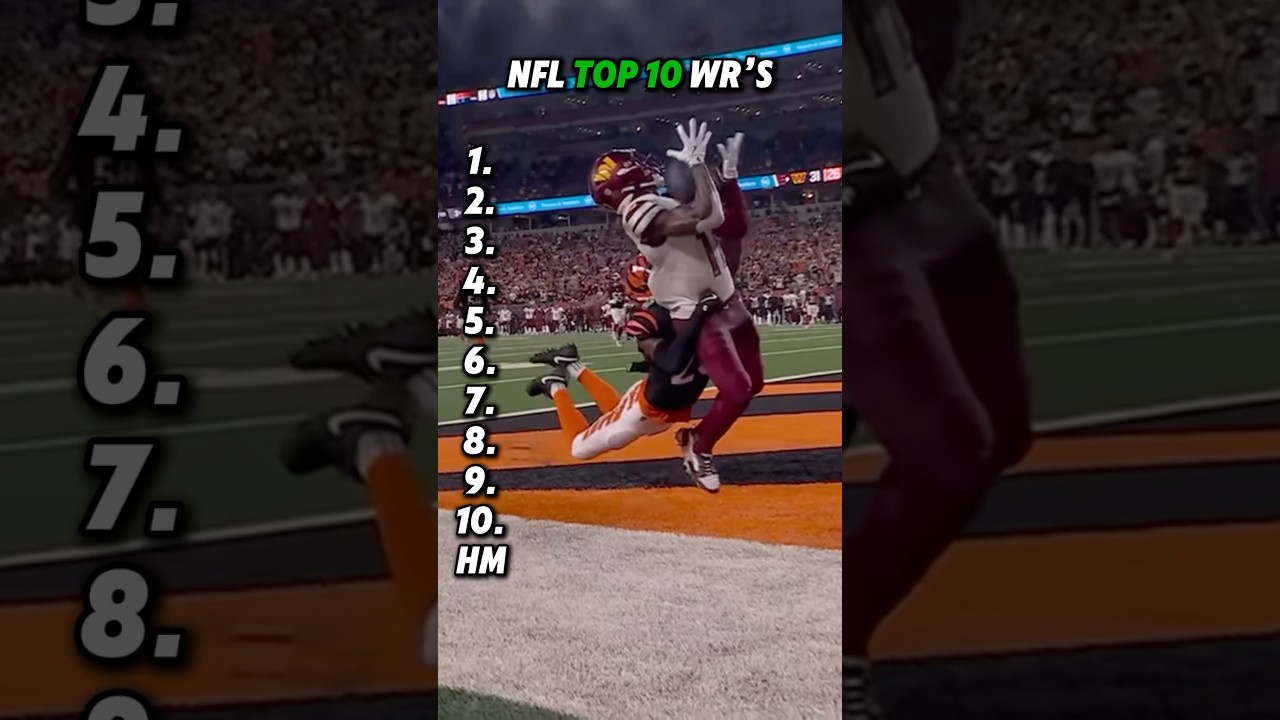 Top 10 NFL Wide Receivers #nfl #football