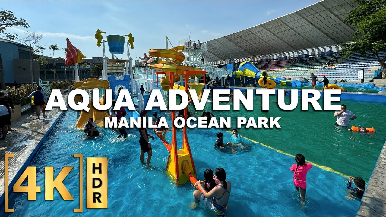 The Newest Waterpark in Manila is NOW OPEN! AQUA ADVENTURE Ocean Park | Full Tour | Philippines