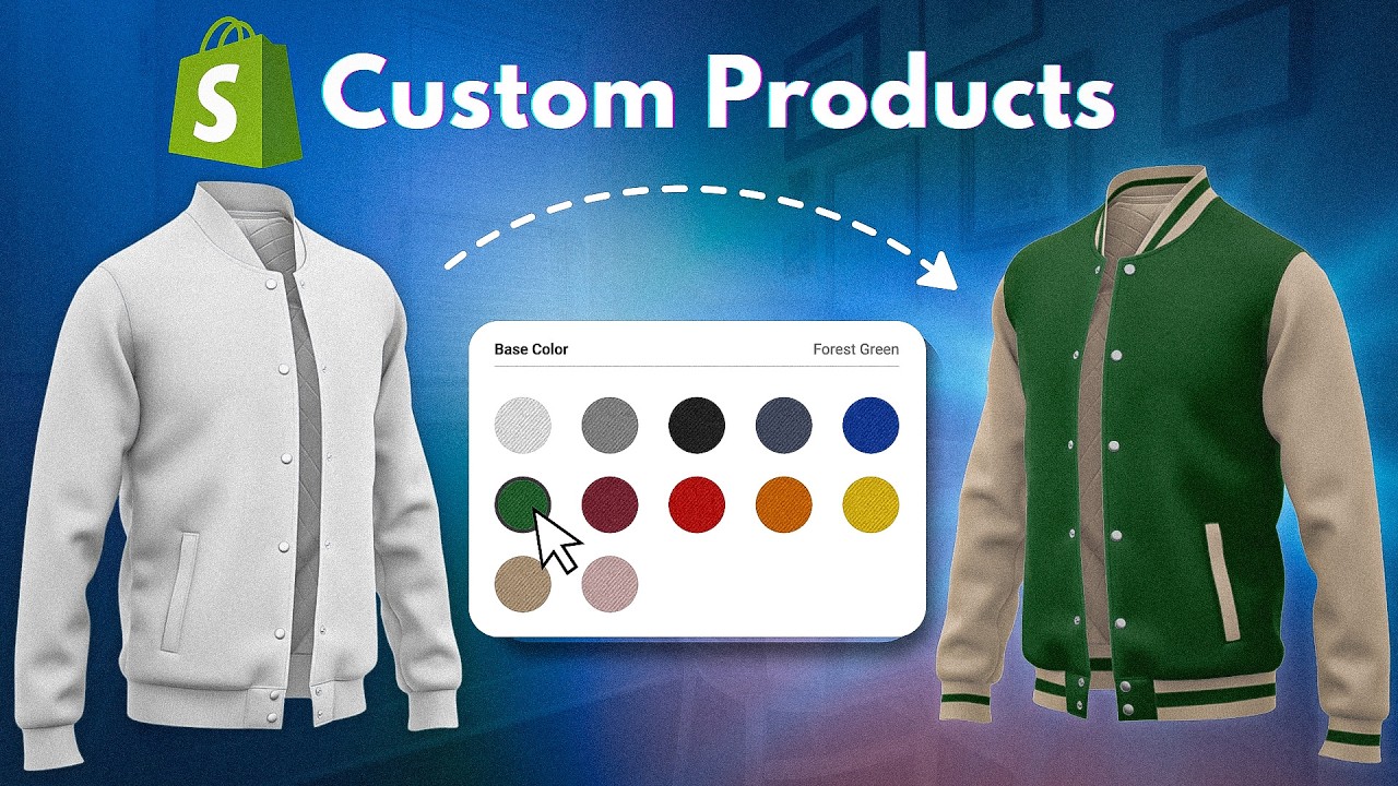 How To Create Custom Product Options for Customizable Products In Shopify