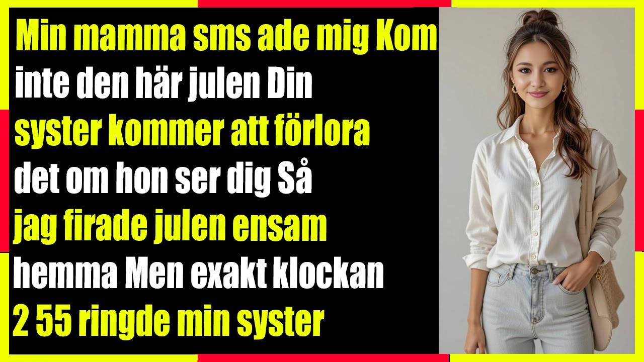 Min syster ringde i panikVad har du gjort Varför står två polisbilar här