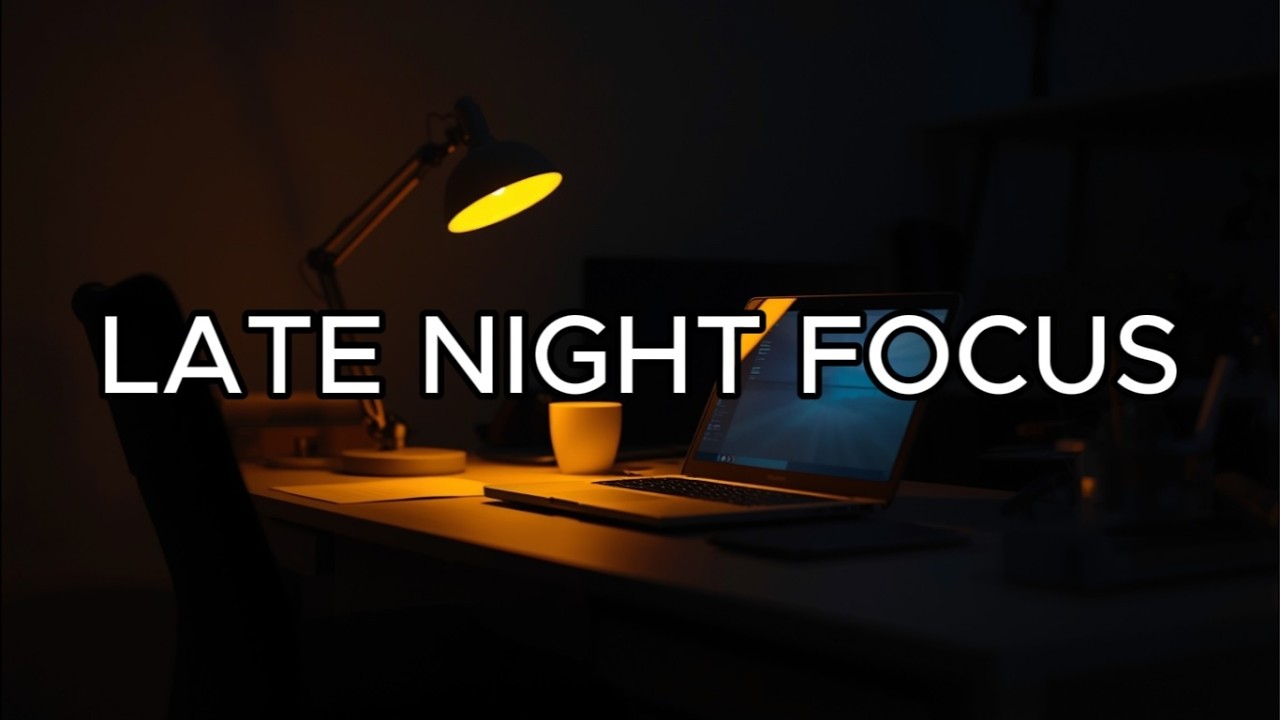 Late Night Study Music for Deep Focus – 1 Hour Calm Productivity (No Lyrics)