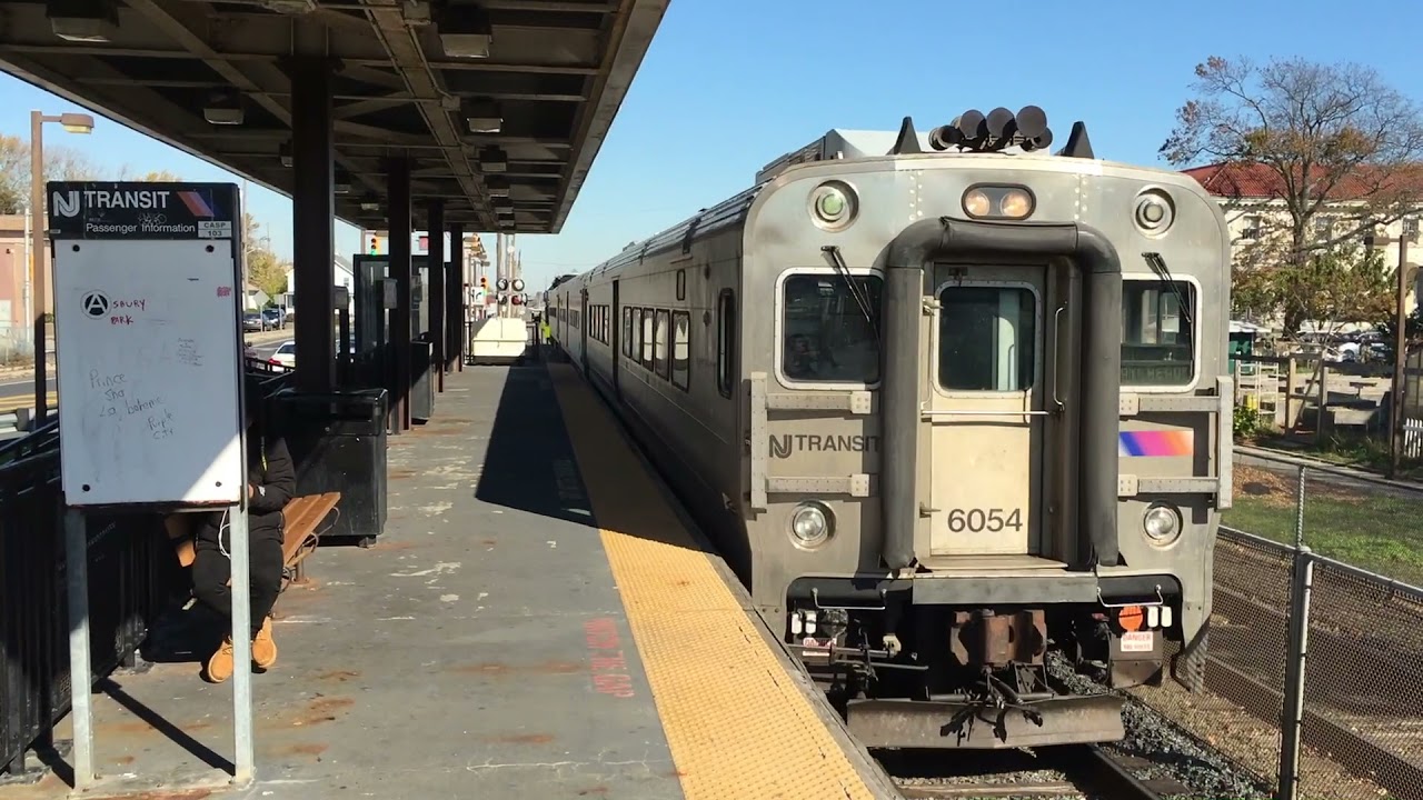 NJT North Jersey Coast Line: Midday Diesel Train Action at Asbury Park Station (ft. GP40PH-2B #4215)
