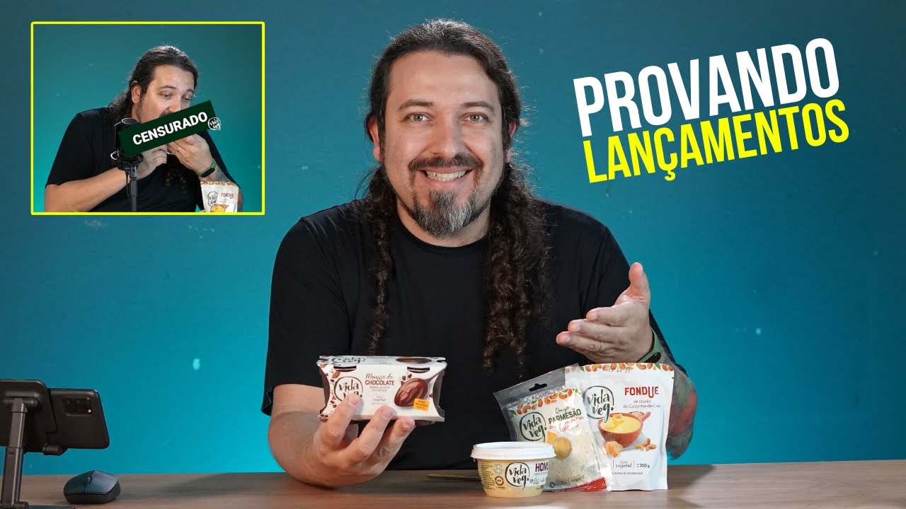 Experimentando novos laticínios veganos da Vida Veg
