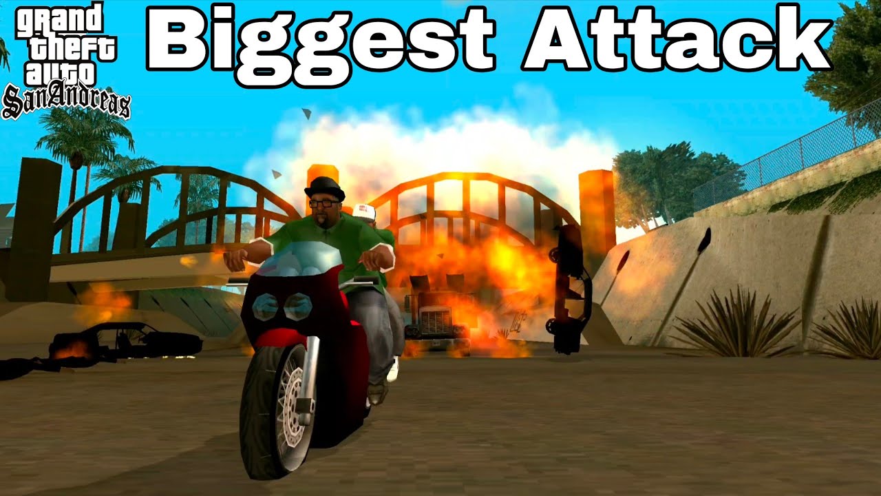 Biggest Attack in Just Business Missions | GTA San Andreas